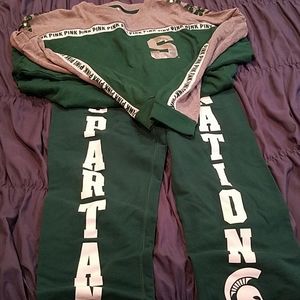 VS Pink x Michigan State Sweats